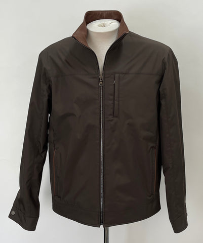 6031 - Men's Contemporary Zip Jacket | Color: Cola/Timber
