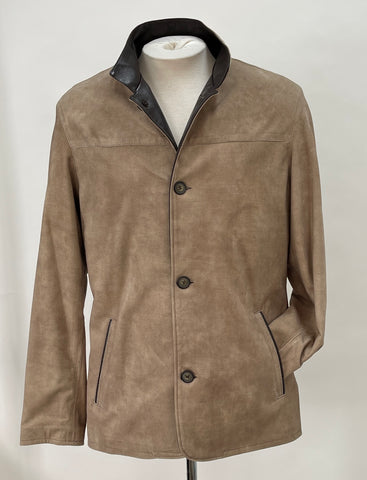 8016 Men's 4 Button Casual Coat | Sahara/Rustic
