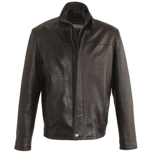 5096 -  Mens Leather Jacket in Rum